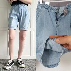 위쉬몰 LO 베이직데님5부팬츠558(P301H504) 빅사이즈 (33379307A)