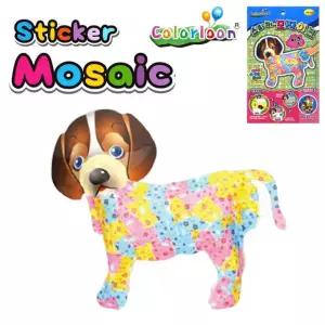 스티커 모자이크 비글 컬러룬