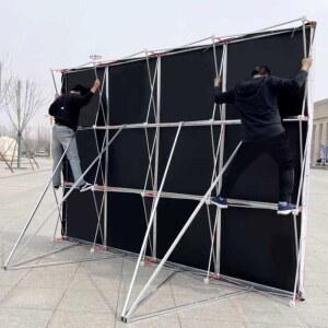 현수막 게시대 포토존 접이식 포스터 행사장 거치대 배경