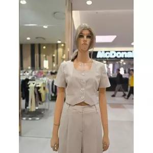 [에고이스트] 스트랩 포인트 허리 트임 크롭 자켓 ER2WJ960 691201