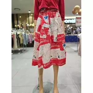 [에고이스트] 빅포켓 롱 플레어 벨티드 스커트 ER2WS-160 691135