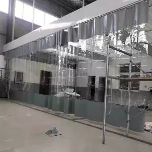 방풍 비닐 커튼 방한 출입문 정비소 차고지 매장