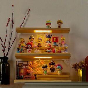 LED 보관함 장식장 케이스 조명 투명 피규어 진열장 진열대