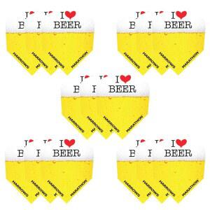 해로우즈 비어 다트 항공편 | 5개 세트 (총 15편) I 100 마이크론 프리미엄 엑스트라 스트롱 영국산 프로페셔널 액세서리