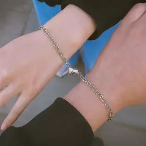 하트 자석 마그네틱 커플 팔찌 세트 커플 우정 친구 팔찌 선물용