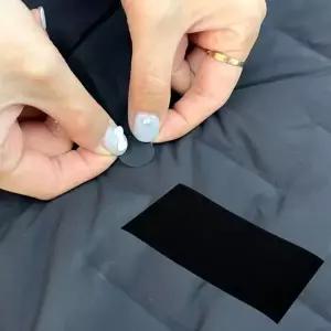 잘라쓰는 겨울옷 패딩 수선패치 스티커 블랙 테이프 패딩수선