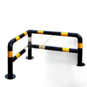 L 볼라드 코너 충돌 방지 범퍼 가드레일 안전 가드 L자 2단 76x1000x800x600