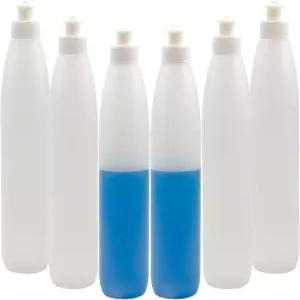 접시 비누 및 소스용 코누코피아 8온스 스퀴즈 병(6팩) BPA 프리 HDPE 플라스틱