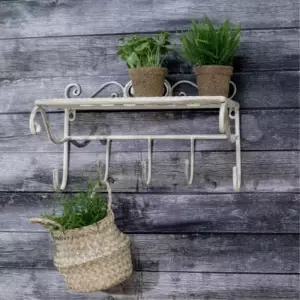 [마이모노샵][마이모노샵] 벽걸이 수납 조화 화분 꽃 걸이 거치대 후크 철제선반 책장 (17395116)