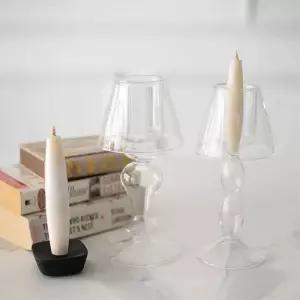 [마이모노샵][마이모노샵] 카페 침실 테이블 탁자 선반 스탠드 유리 티라이트 촛대 (17394312)