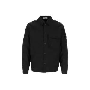 MUST IT_26SS 와펜 패치 오버 셔츠자켓 블랙 L1S15 1200002 S0A23 V0029