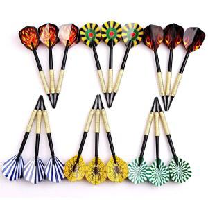 표준 다트 플라이트 18 다트가 장착된 전자 보드 플라스틱 포인트 다트용 MaxMau 소프트