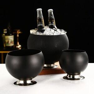 스텐 아이스버킷 얼음통 칠링 와인 얼음 바구니