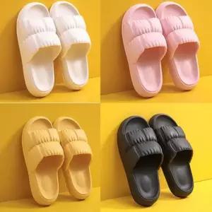 여성 말랑말랑 편안한 트렌디 여름철 데일리 슬리퍼 여자슬리퍼 털슬리퍼 실내슬리퍼