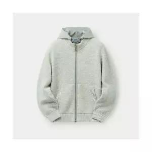 SERIES 후드 니트 집업 아우터 SAWAS26011IVX 254614