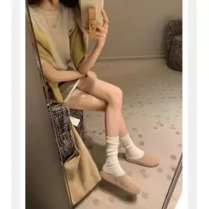 EAMT 여자 슬리퍼 소가죽 버전~포도맘 포니로 소프트 크롭 통굽 버켄슈즈 반 YJ5