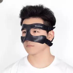 안면보호 얼굴 마스크 편직 섬유 카본 TW 투명 코뼈 축구 복면