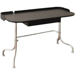 스타일 인테리어 세련된 책상 120x60x75cm 블랙 철제 MDF 서재