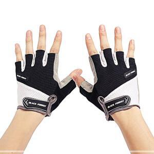 [2개구성] 장갑 사이클 쿠션 L블랙 싸이클 로드 자전거 반 라이딩 HWC1B01D