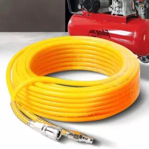 20M 공업용 기계설비 배관 경질 에어호스 유압밸브 카플러