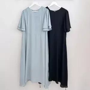 빅사이즈셔링원피스 P542L505 미소더블레이어원피스 BE (34445251A)