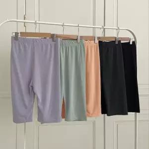 빅사이즈반바지 S057L505 무지텐션스판5부레깅스 MO (34445229A)