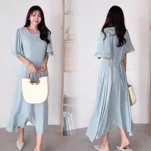 위쉬몰 BE 스마일라운드날개원피스(P542H505) 빅사이즈 (34055520A)