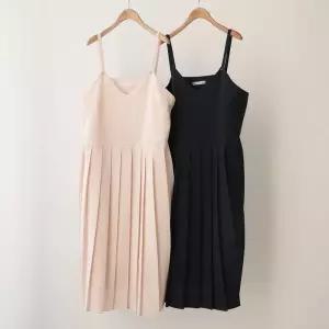 빅사이즈플리츠원피스 S069L505 걸스뷔스티에주름원피스 LY (34055379A)