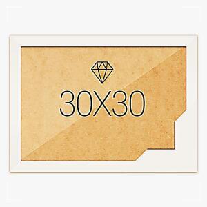 [2개구성] 30x30 고급형 우드 화이트 보석십자수 페인팅 큐빅십자수 비즈십자수 액자 NWCB1B81