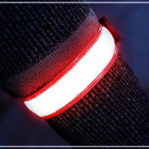 [2개구성] 야간 레드B100 ld 달리기 스포츠 자전거 암밴드 라이트 IPWA1874D