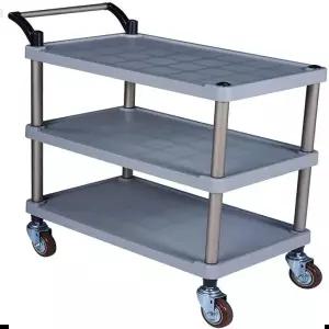 업소용 서빙카 플라스틱 3단 대 무소음바퀴 BR