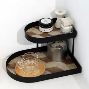 악세사리보관함 화장품 화장대정리 향수보관함 모듈 미드센츄리