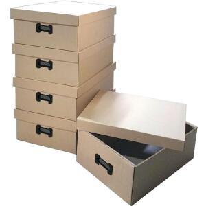 380X510X182mm 5개 5겹 수납정리함 종이수납박스 종이박스 종이수납함 리빙박스 중대형 LW9AA389