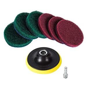 호환 전동 청소 도구용 파워 드릴 브러시 부착 키트  욕실  주방  자동차 엔진  타일의 기름때곰팡이 제거