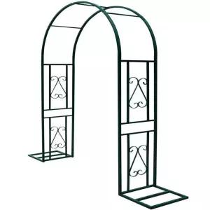 유럽풍 터널 아치 야외 웨딩 테라스 장미 울타리 대문 정원 넝쿨