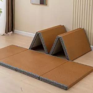 왕골돗자리 접이식 두껍고 부드러운 다다미 시원한 매트 고급 여름 등나무 바닥 마루판