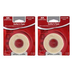 뮬러 골퍼 u2019s 그립 테이프, 자체 부착, 경량, 잔여물 없음, 적합한 탄성 보호 손가락 및 그립력 향상에 도움 - u201D x 5yd 스트레치 1개, 2팩