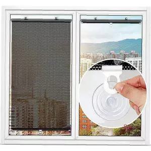 붙이는블라인드대 롤스크린 창문 반자동 설치 암막nop517