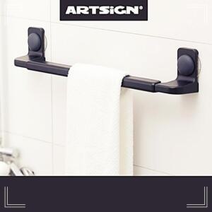 [2개구성] 타올걸이 수건거치 포인트 욕실수납 대 수건걸이 검정 BHW9AEF65