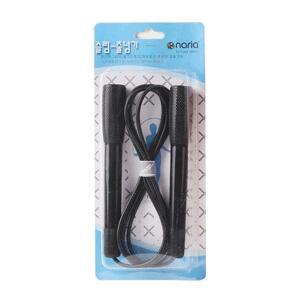[2개구성] 나리아 체육 검정 줄넘기 헬스 슬림 운동 어른 LWD5EC43
