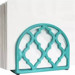 블루 도넛 주물 클래식 냅킨 홀더 - 터쿼이즈