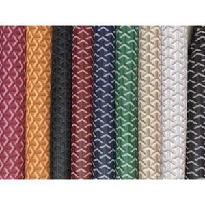 인조 합성 피혁 레자 격자 로고 패턴 가죽원단 무늬