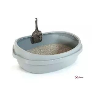 푸르미 대형 고양이 화장실 라이트 그레이pqr246