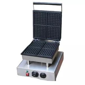 4구 크로플 체크 양면 메이커 와플 기계 플레이트 와플메이커