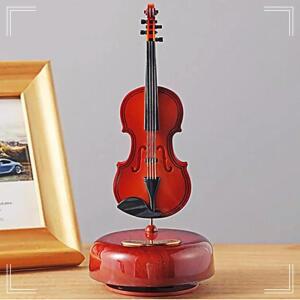 [2개구성] 이벤트선물 생일선물 뮤직박스 기념일선물 멜로디 오르골 바이올린 레트로 음악재생 HWC5F901