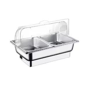 스테인레스스틸 챠핑디쉬 뷔페그릇 보온 레스토랑 플레이트 업소용 웨딩홀 뷔페 호텔 스토브 식기