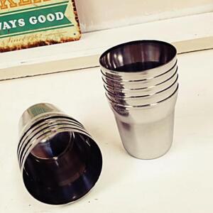 [2개구성] 세트 중10개 정수기 물 스텐 업소용 식당 컵 KWFG1POT