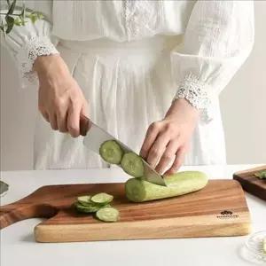 [하프클럽/브이와이]핸들 플레이팅 손잡이 아카시아 홈카페 사각