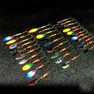 30개 세트 루어 봄버 꺽지루어 꺽지낚시시즌 스피너 암산코리아