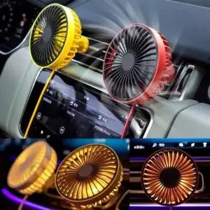 송풍구거치 송풍구 여름 선풍기 서큘레이터 바람 차량용 LED